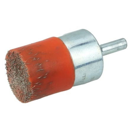 1 Polyflex Encapsulated Crimped Wire End Brush, .0104 Steel Fill